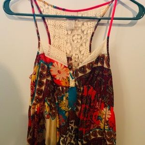 Small floral Daytrip tank top
